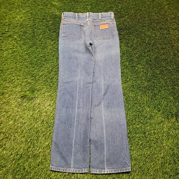 Vintage 80s Wrangler 936DEN Jeans Mens 31x32 Made in USA High Waisted Cowboy - Picture 6 of 8